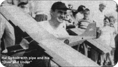 Hal Debolt with pipe and his  Over and Under